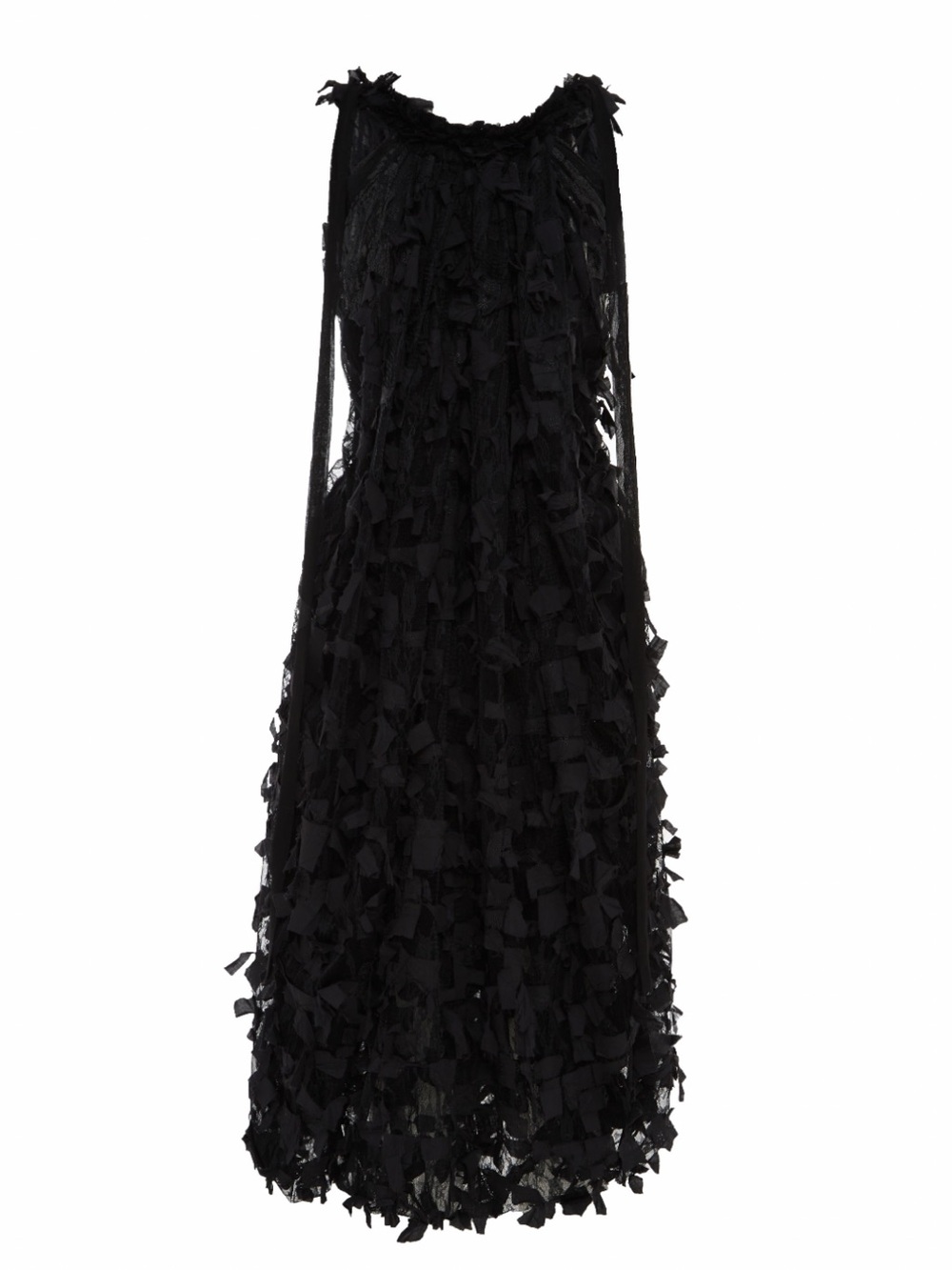 TRR ReCollection Black Lace Midi Dress